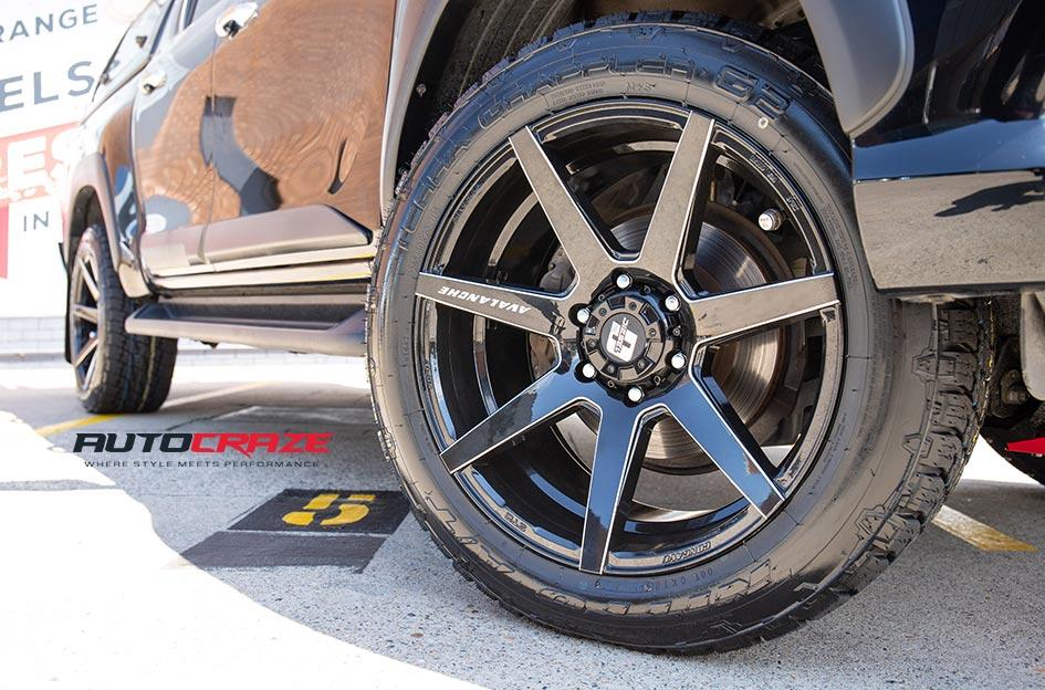 TOYOTA HILUX N80 4WD AVALANCHE GLOSS BLACK MILLED ACCENTS